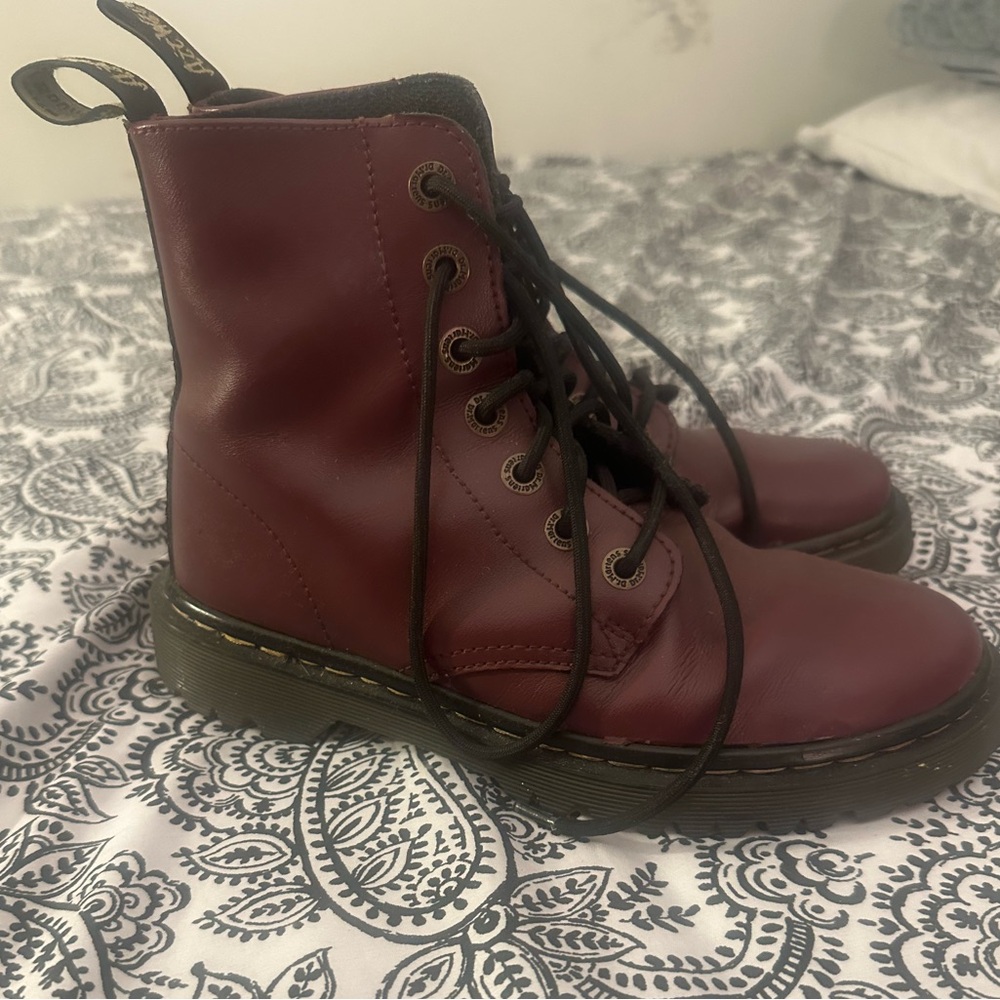 Dr Martens Luana Boots Cherry Red